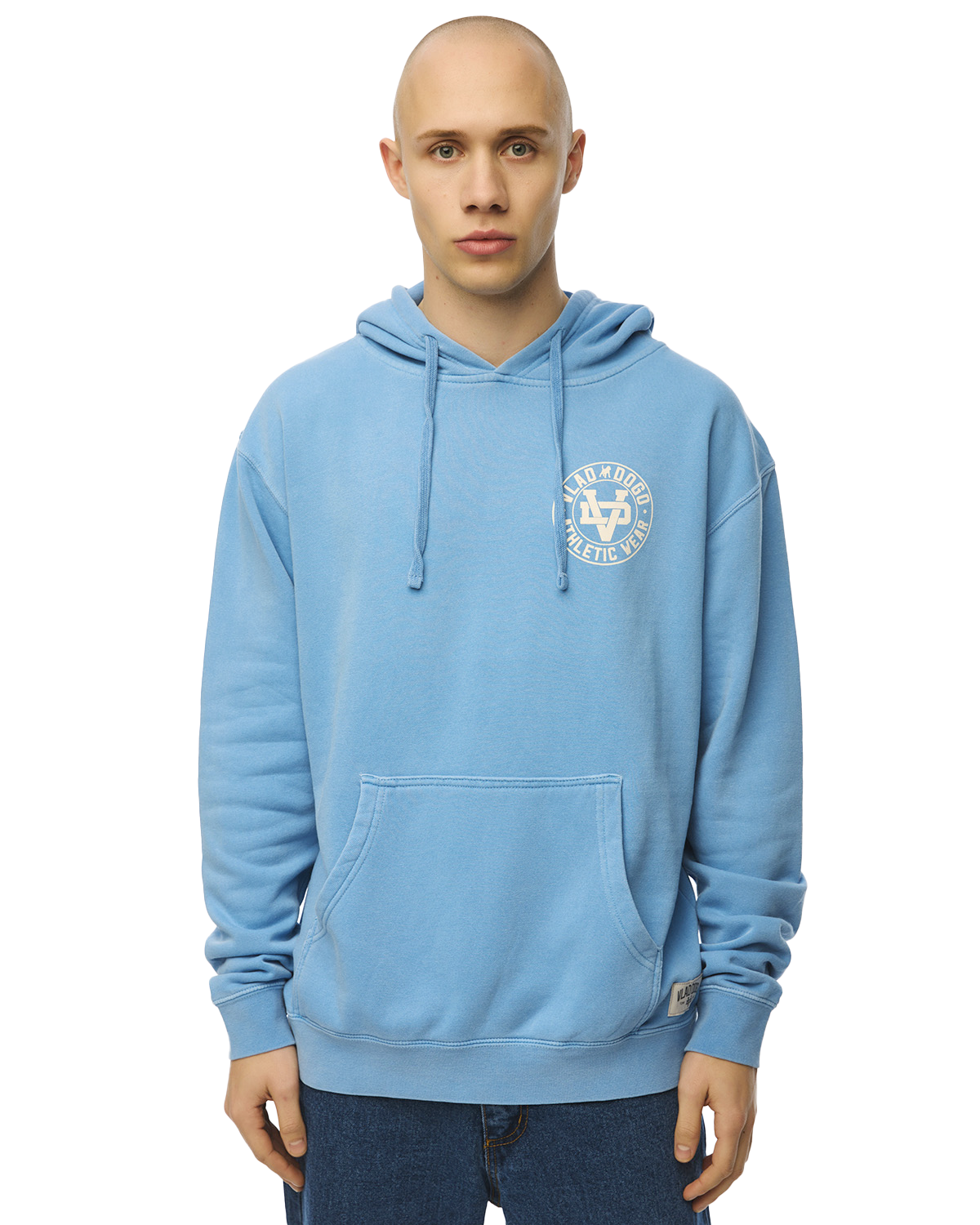 Pull à capuche Bleu clair